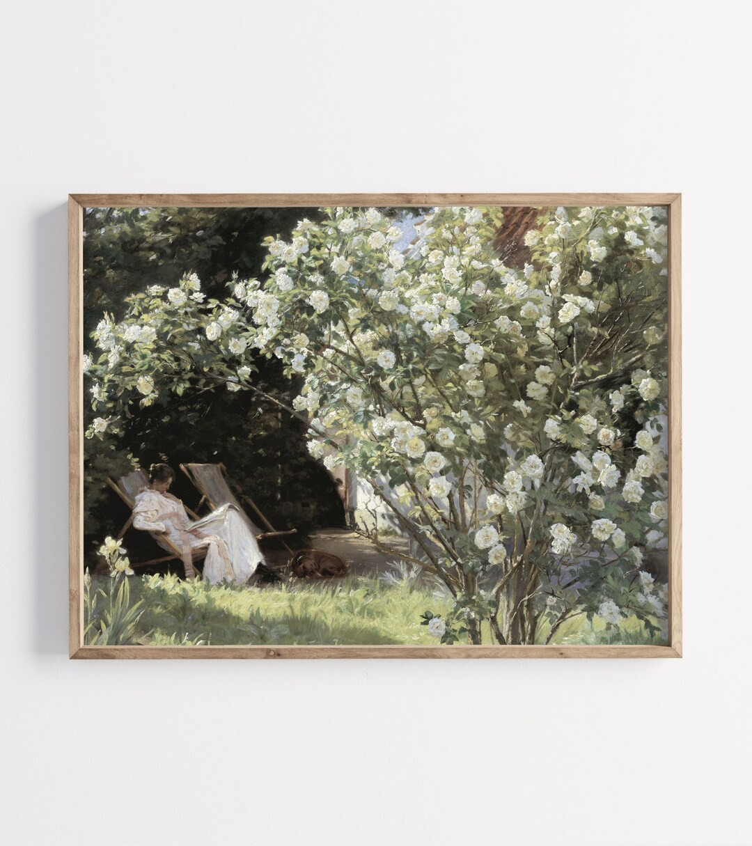 Vintage Rose Garden Print | Victorian Painting | Antique Garden Oil Painting | Still Life Paintin... | Etsy (CAD)