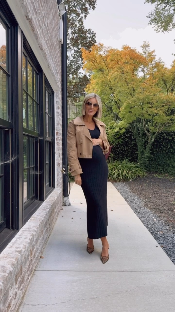 Loving this affordable fall look 💕 wearing S in the dress & XS in the jacket. 

Loverly Grey, Abercrombie, Target find, black maxi dress, cropped trench coat, fall fashion, fall outfit ideas, fall outfit inspo 

#LTKStyleTip #LTKFindsUnder100 #LTKSeasonal