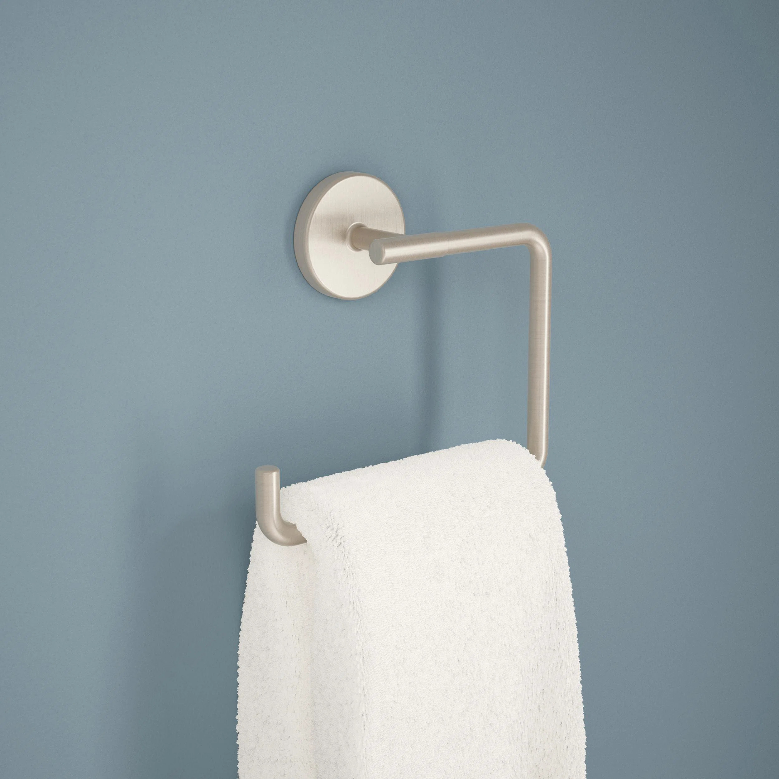 Trinsic Wall Mount Square Open Towel Ring Bath Hardware Accessory 759460-SS | Wayfair North America