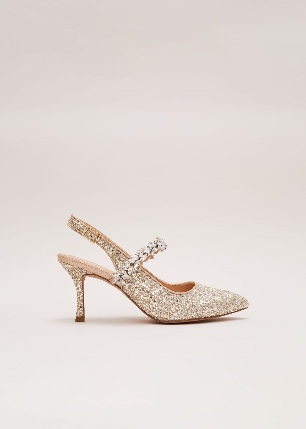 Glitter Embellished Pointed Slingback | Phase Eight UK | | Phase Eight (UK)