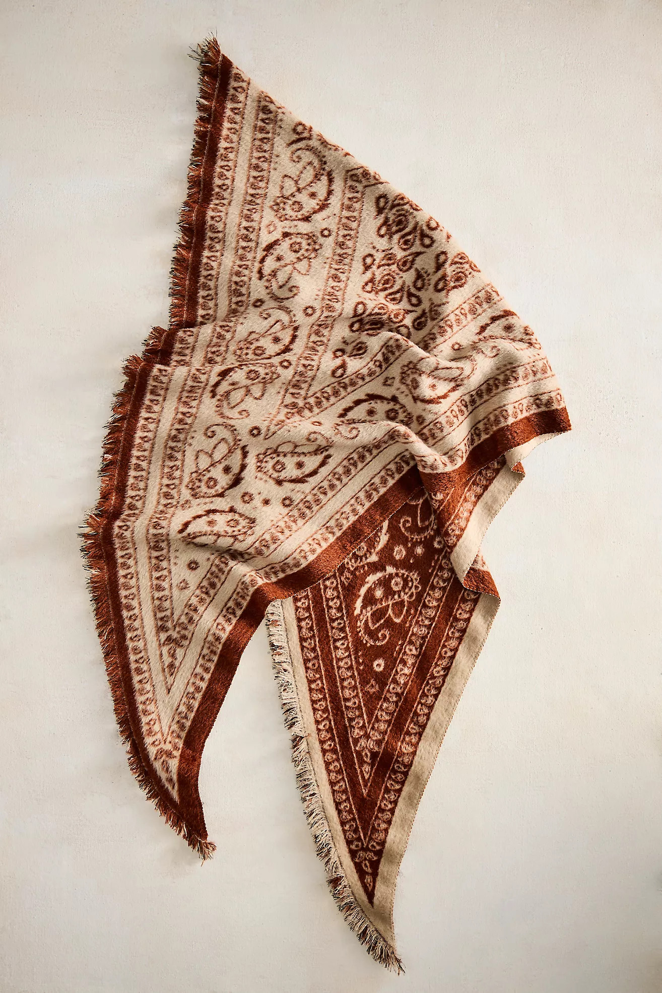Cozy Paisley Triangle Scarf | Anthropologie (US)
