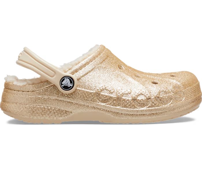 Kids' Baya Lined Glitter Clog | Crocs (US)