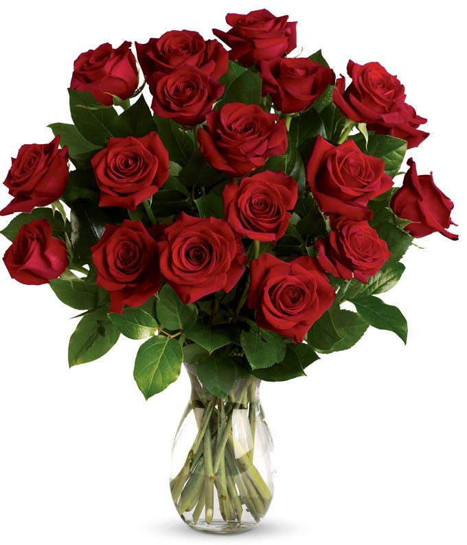 Classic Romance Red Roses - 18 Roses | From You Flowers
