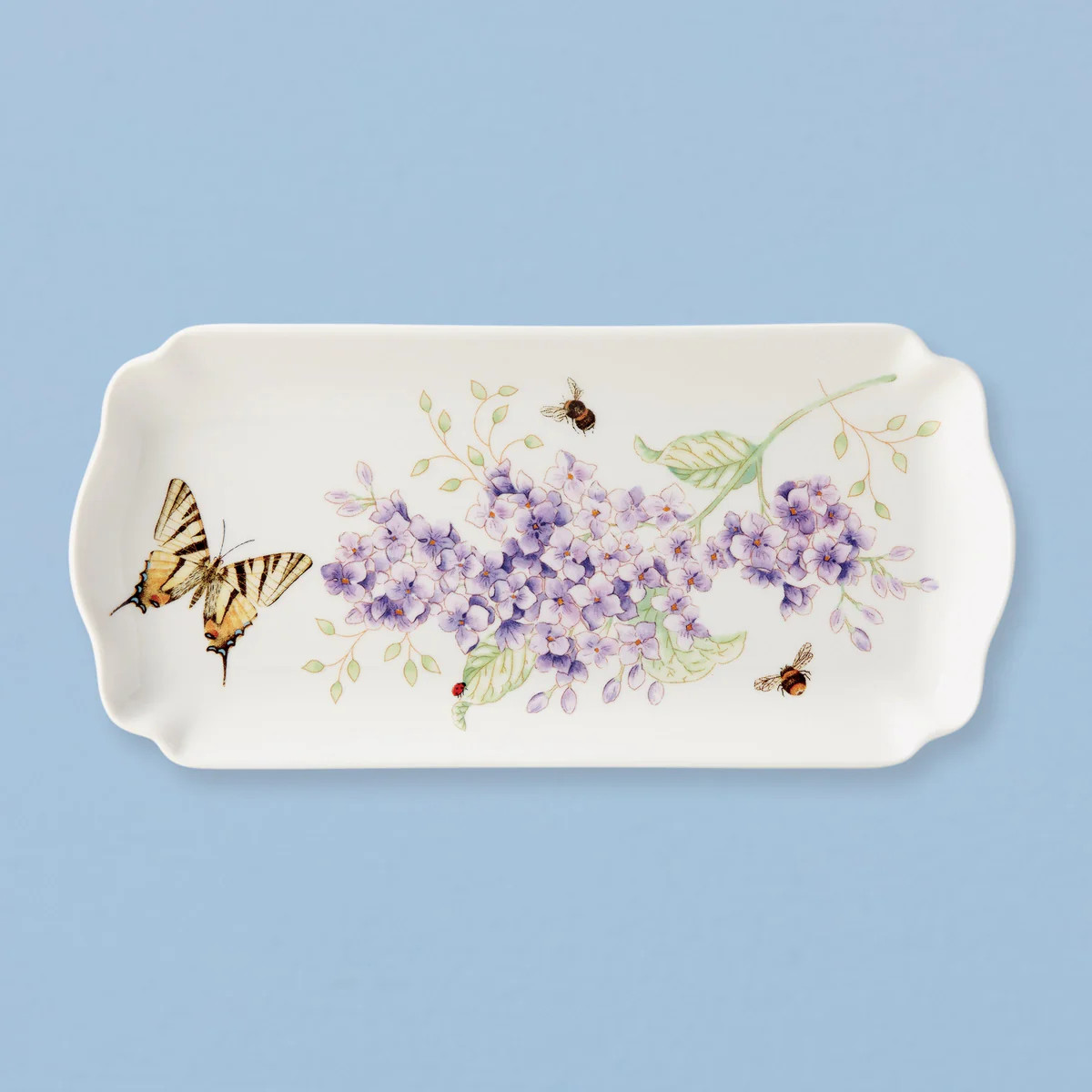 Butterfly Meadow Rectangular Tray | Lenox