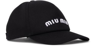 Cotton baseball cap - MIU MIU | 24S US