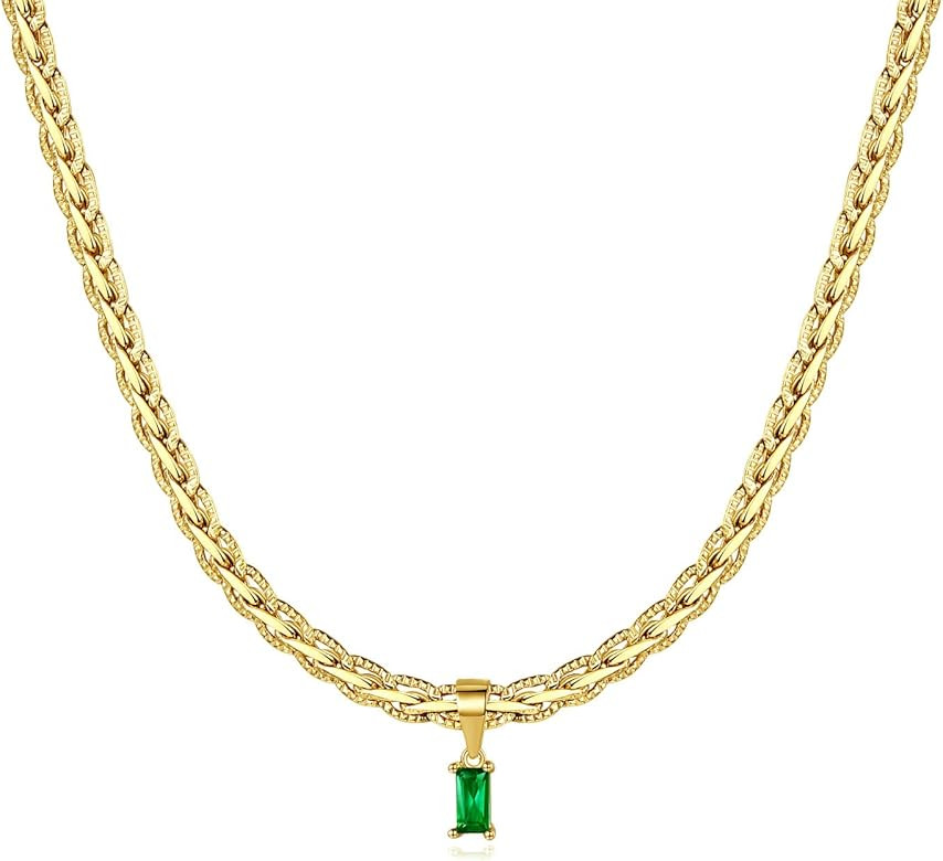 GOGOEY 18K Gold Filled Vintage Choker Necklaces for Women Waterproof Gold Choker Necklace Anti Ta... | Amazon (US)