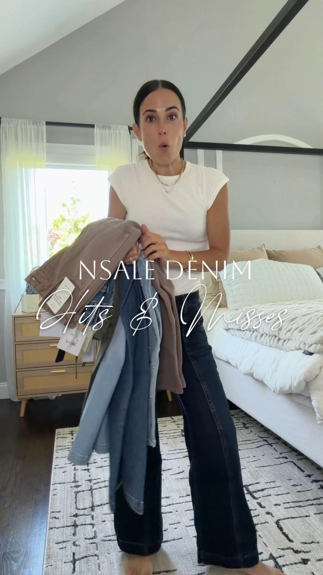 NSale denim try-on: the hits… and the definite misses 👖🙃

I tried on a bunch so you don’t have to—and let’s just say, not every pair made the cut. Sharing the jeans I’m ripping the tags off, the ones you’ll love, and the ones that went right back on the rack.

💌type “DENIM” and I’ll send you the links!
🔗wearing 24 in all except a 23 in the Madewell barrel jeans.

#LTKSaleAlert #LTKOver40 #LTKSeasonal