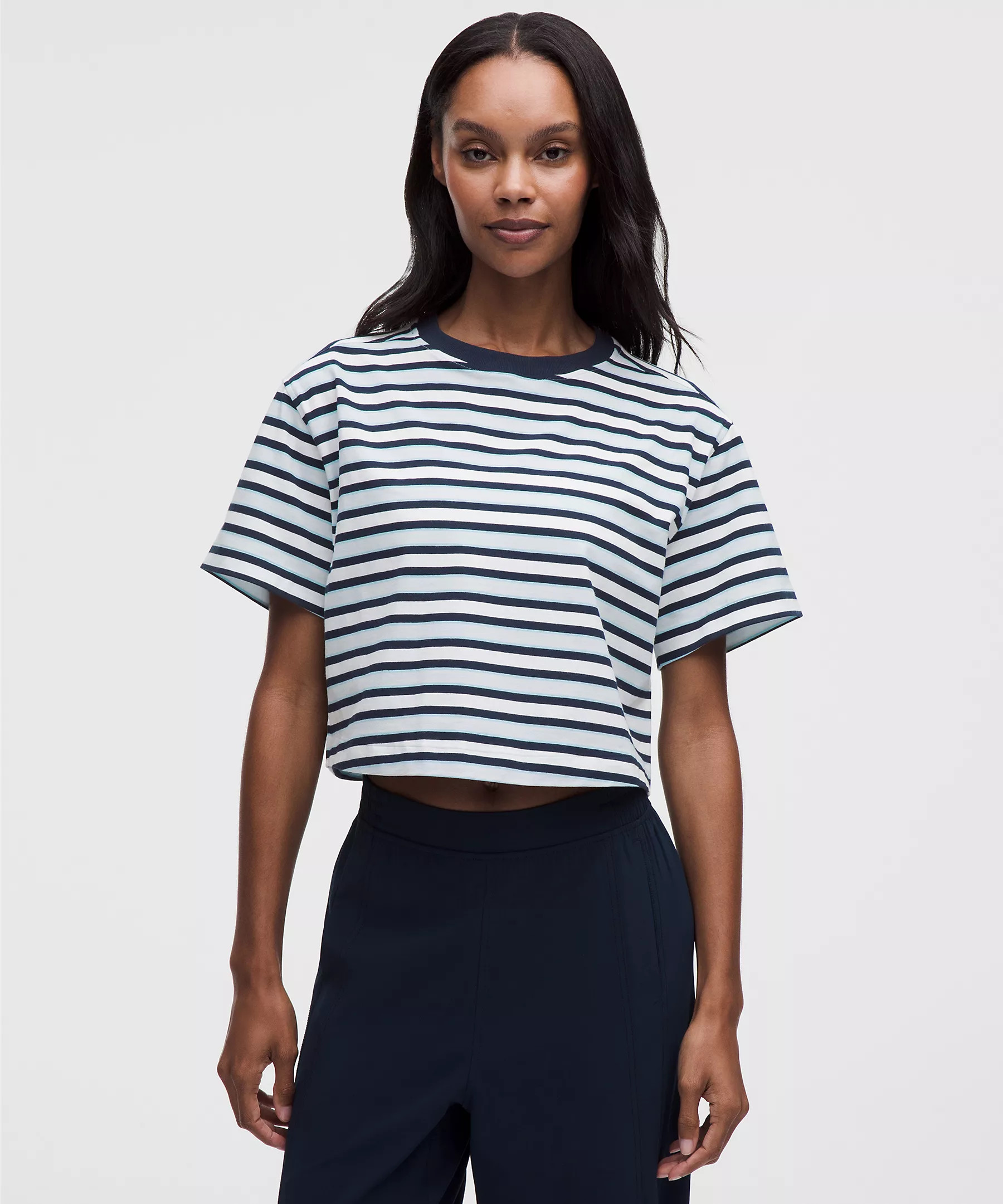 All Yours Organic Cotton Cropped T-Shirt | Lululemon (US)