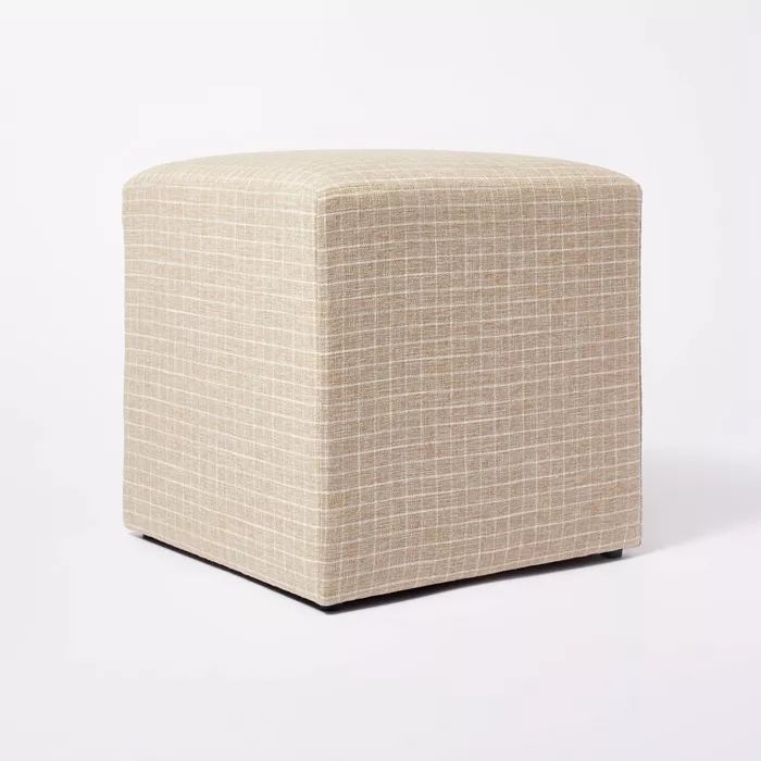 Lynwood Square Upholstered Cube - Threshold™ designed with Studio McGee | Target