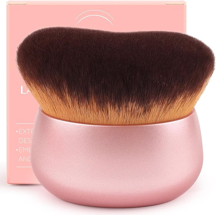 75MM Extra Large Self Tanner Kabuki Makeup Brush – Ultra Soft Dense Vegan Bristles for Body Mak... | Amazon (US)