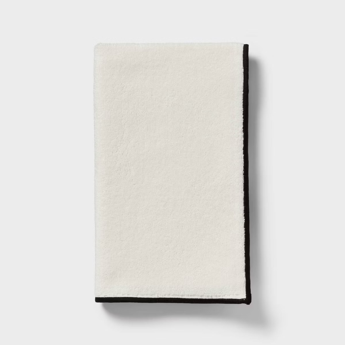 Luxe Border Stitch Towel Black/White - Threshold™ | Target