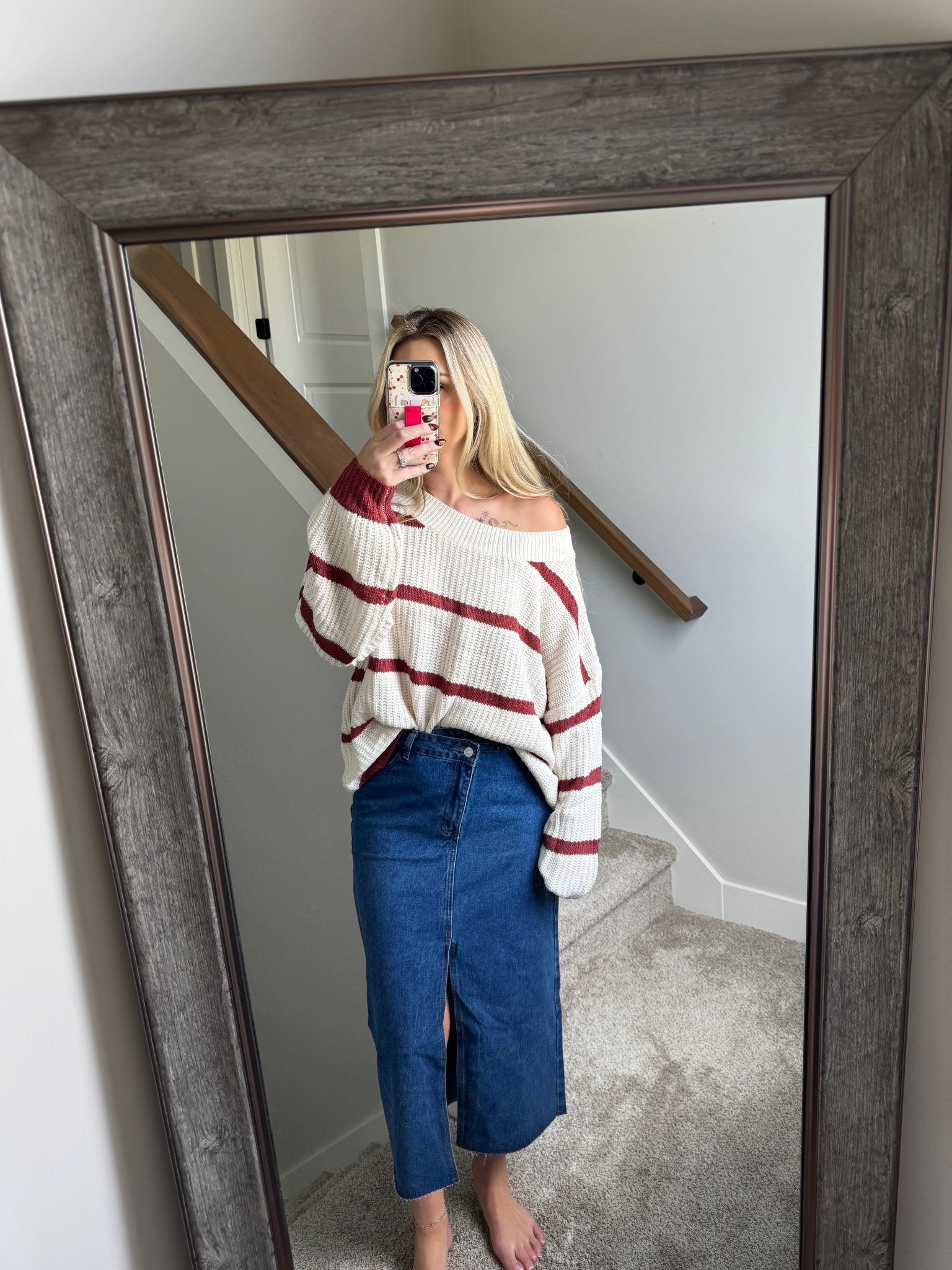 Jean skirt is sold out but I linked the exact one just in black. Hopefully the Jean comes back! 

#LTKFallSale #LTKStyleTip #LTKSaleAlert