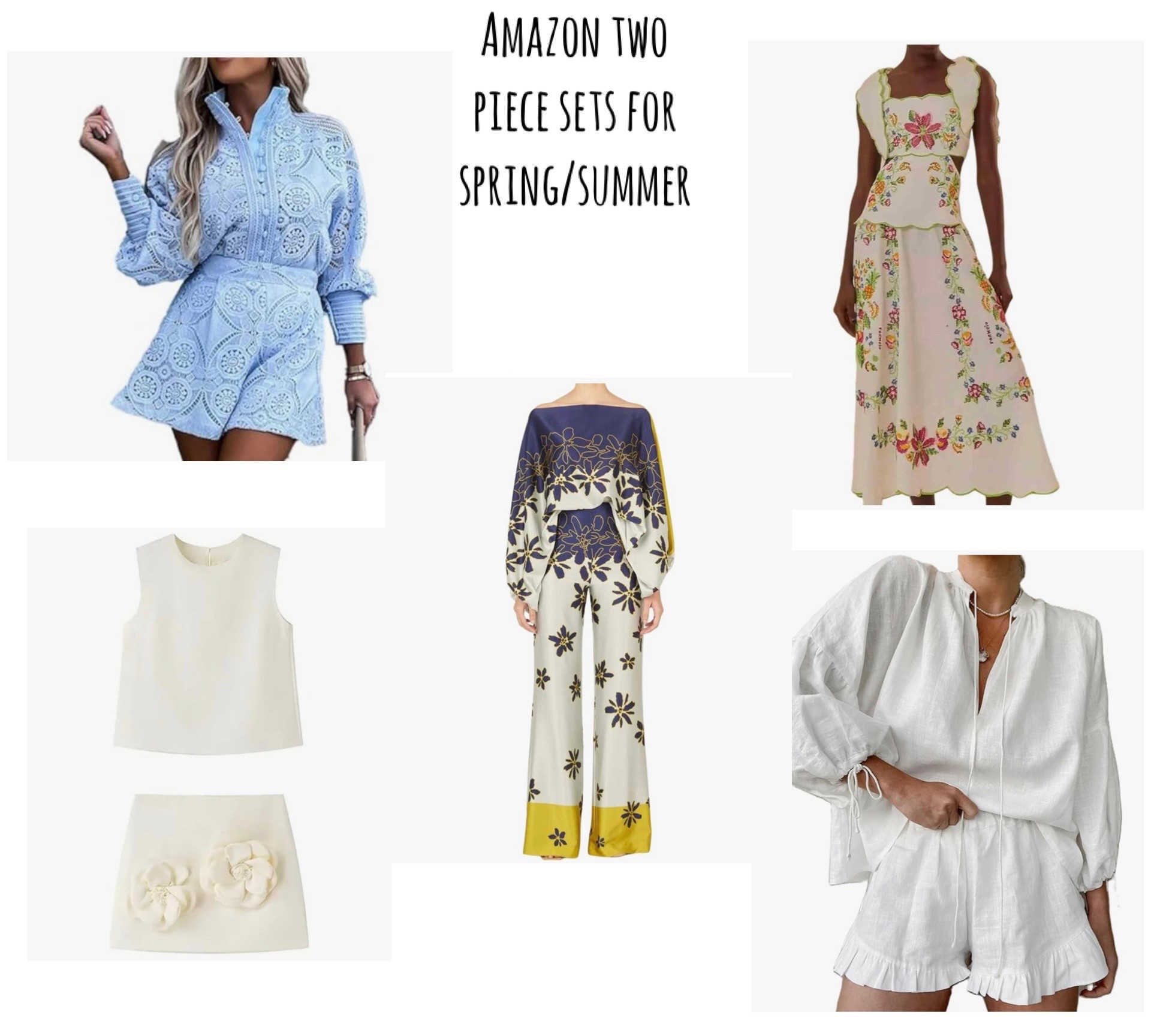 Amazon two piece sets for spring/summer/vacation. Amazon resort wear

#LTKSaleAlert #LTKPetite #LTKootd