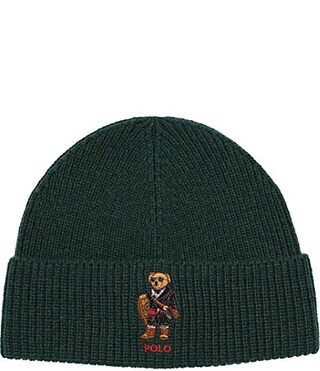 Polo Ralph Lauren Holiday Bear Beanie - Hunt Club | Dillard's