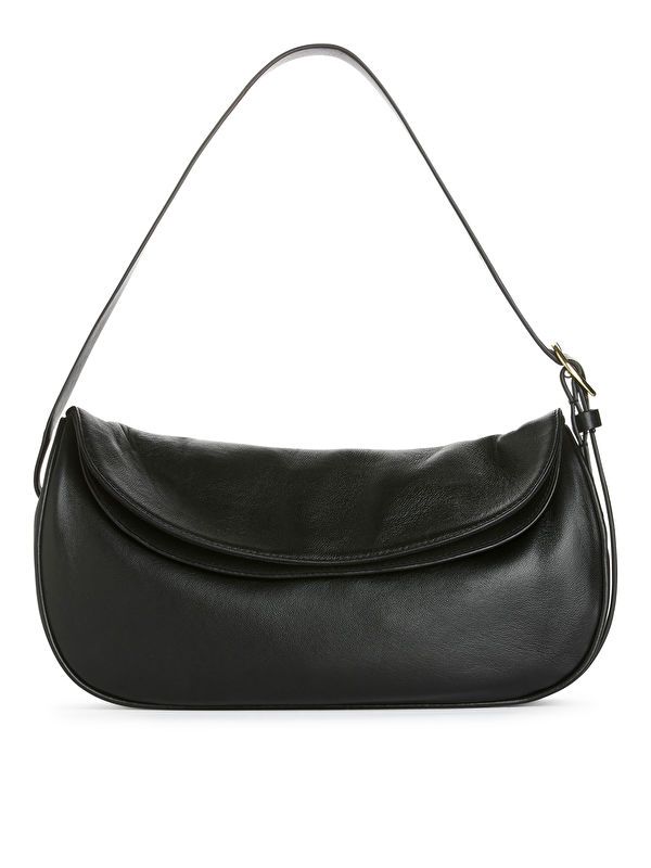 Curved Leather Bag | ARKET (US&UK)