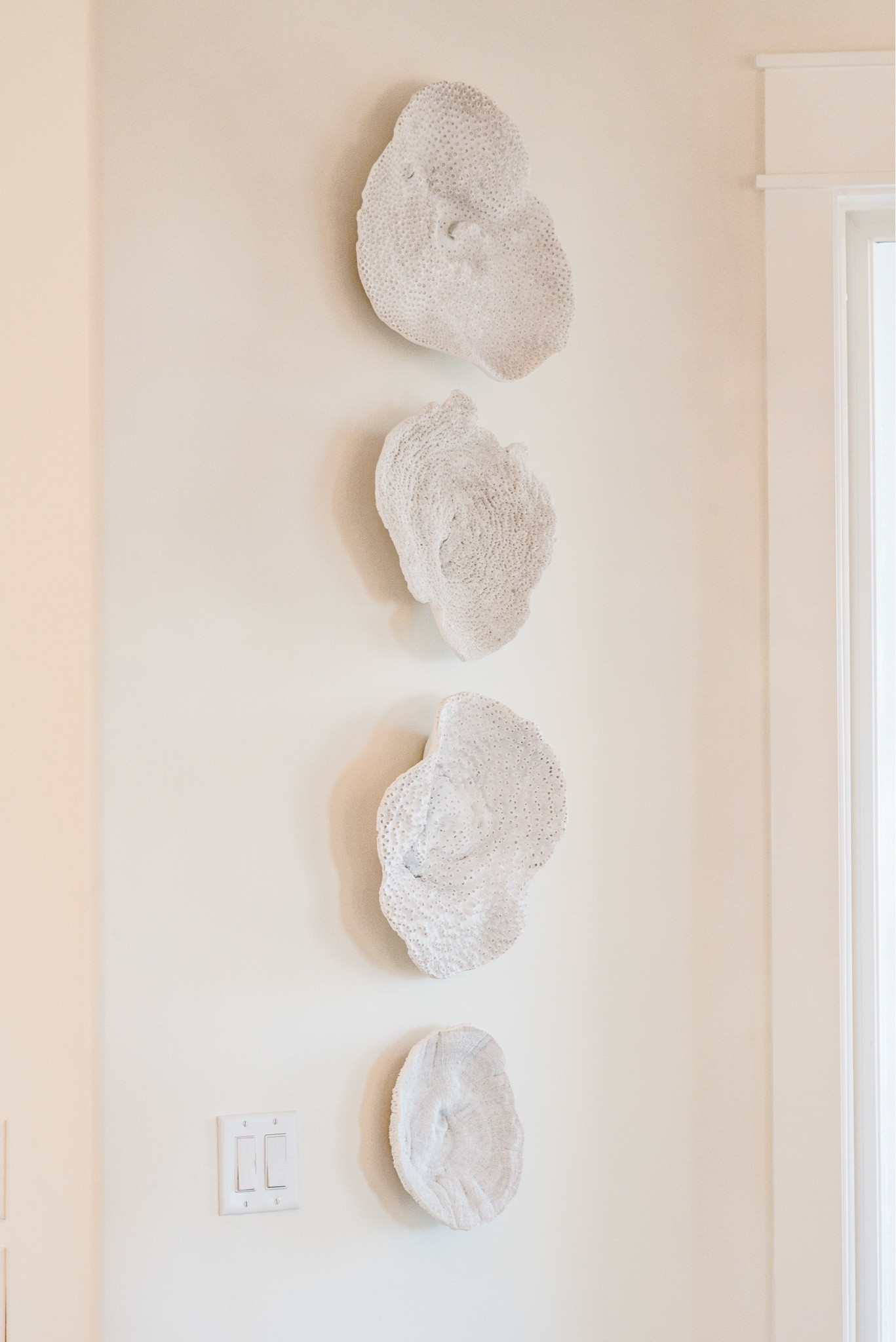 Transform your space with coastal elegance!  These textured pieces mimic live sea coral, finished in antiqued white for a natural yet refined look. Perfect for creating a beach-inspired statement wall. 
#CoastalDecor #SeaInspired #BeachHouseStyle #WallArtGoals #CoastalLiving #InteriorDesign #HomeDecorInspo #TexturedArt #SereneSpaces #DesignDetails



#LTKHome #LTKSaleAlert