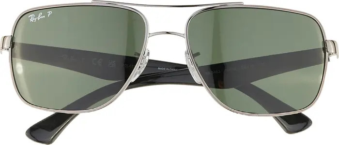 Ray-Ban 60mm C-DBL Navigator Sunglasses | Nordstromrack | Nordstrom Rack