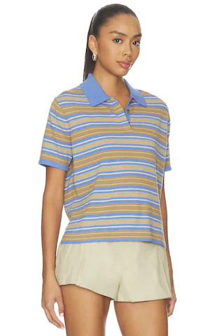 Short Sleeve Stripe Rugby Tee
                    
                    Guest In Residence | Revolve Clothing (Global)