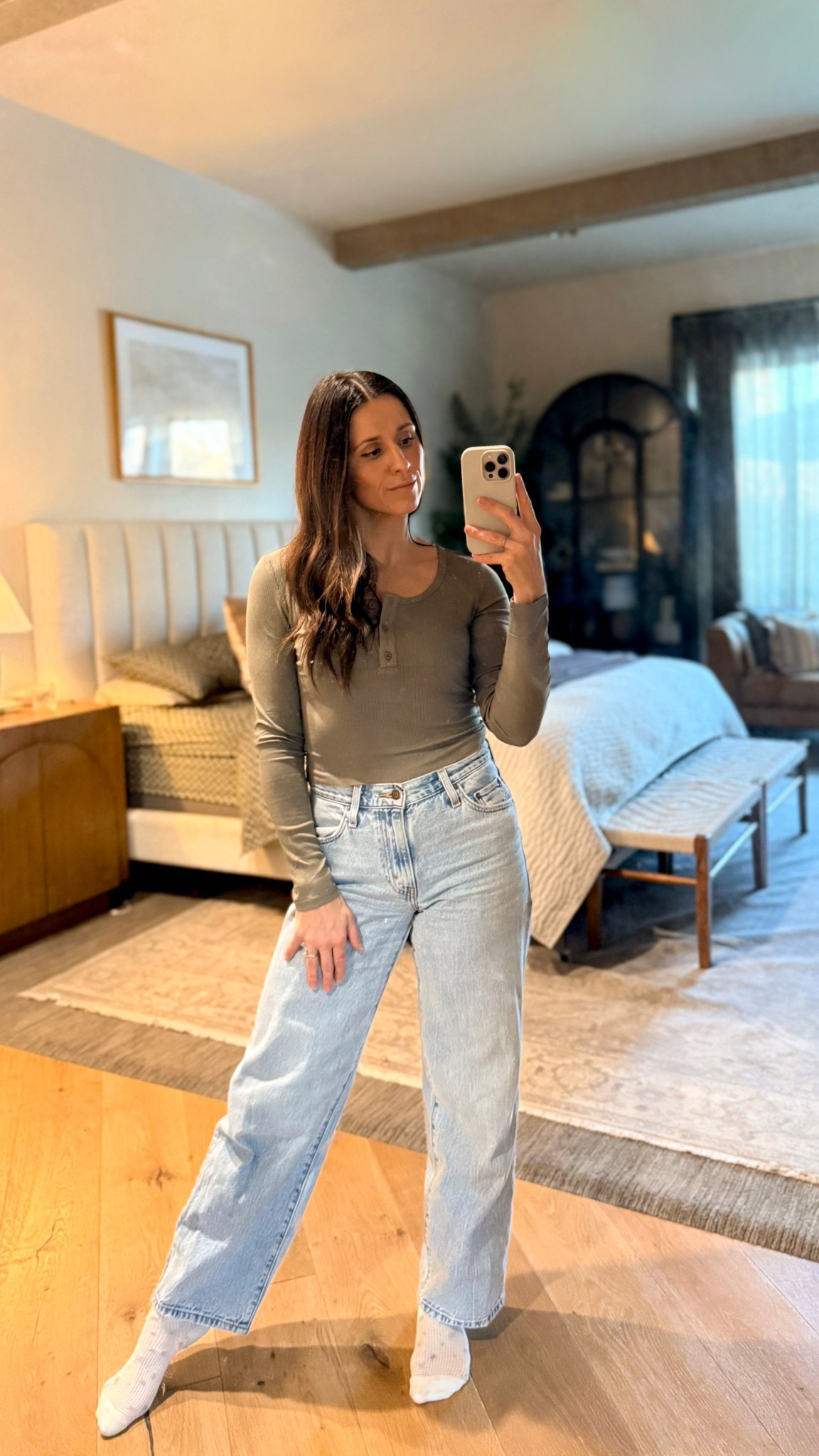 Favorite jeans! 

#LTKootd #LTKSaleAlert #LTKmomlife