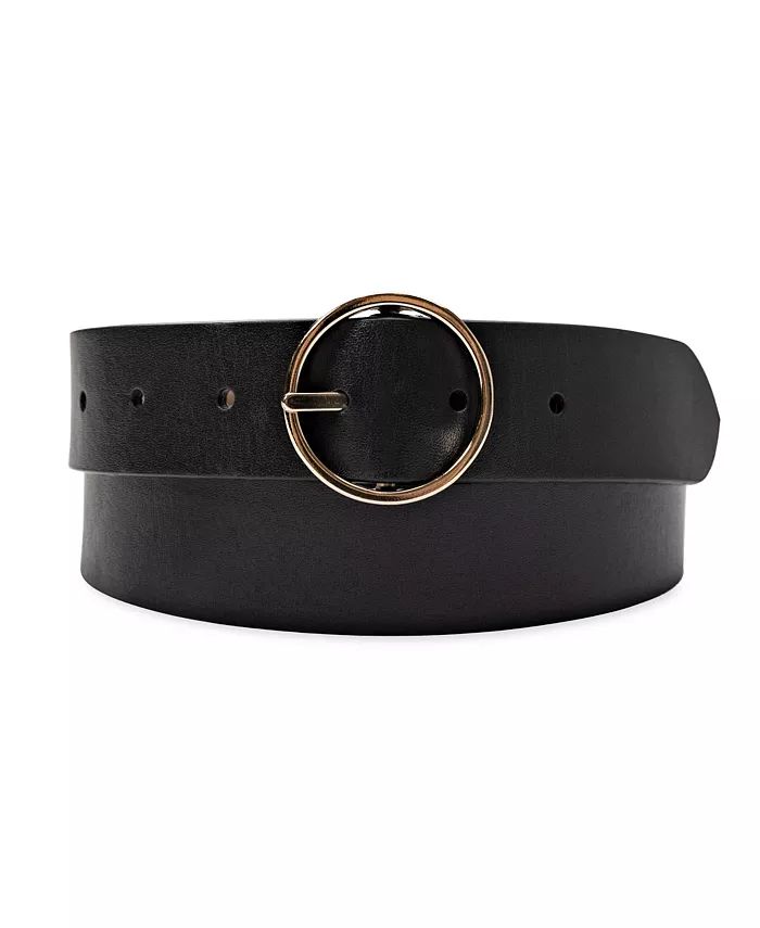 Cole Haan Women's Two-In-One Center Bar Reversible Genuine Leather Belt - Macy's | Macy's