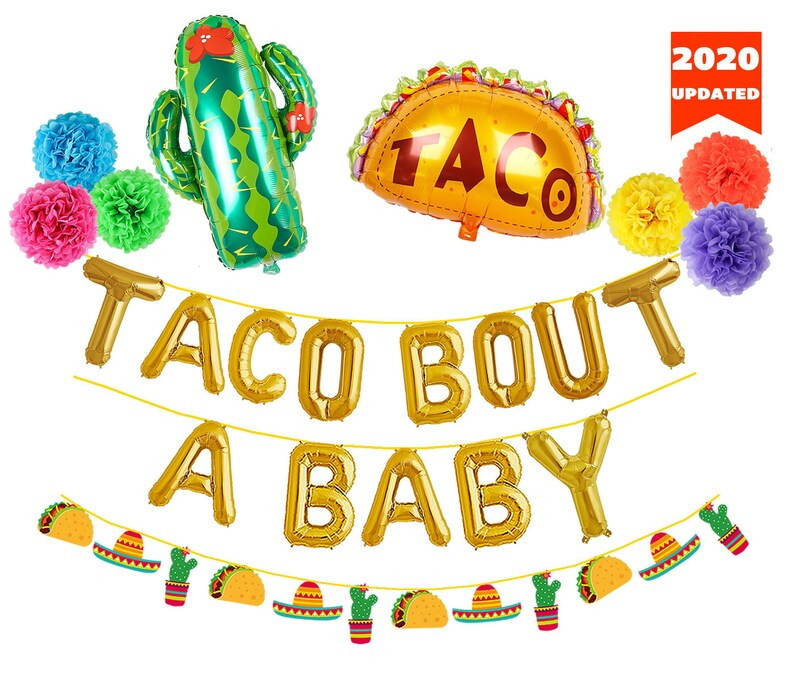 TACO BOUT A BABY Balloon | First Birthday Party | Cactus Balloon | Mexican Fiesta Decor | Gender ... | Etsy (US)
