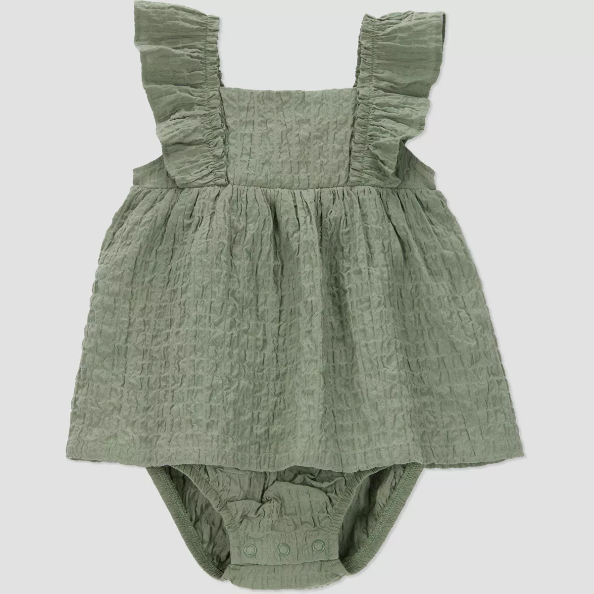 Carter's Just One You® Baby Girls' Seersucker Dress - Green | Target