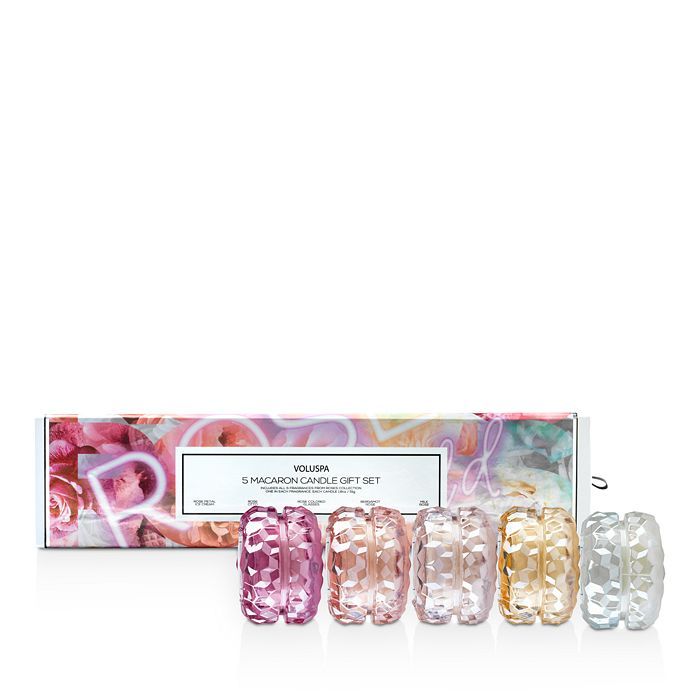 Voluspa Roses Macaron Candle Gift Box, Set of 5 | Bloomingdale's (US)