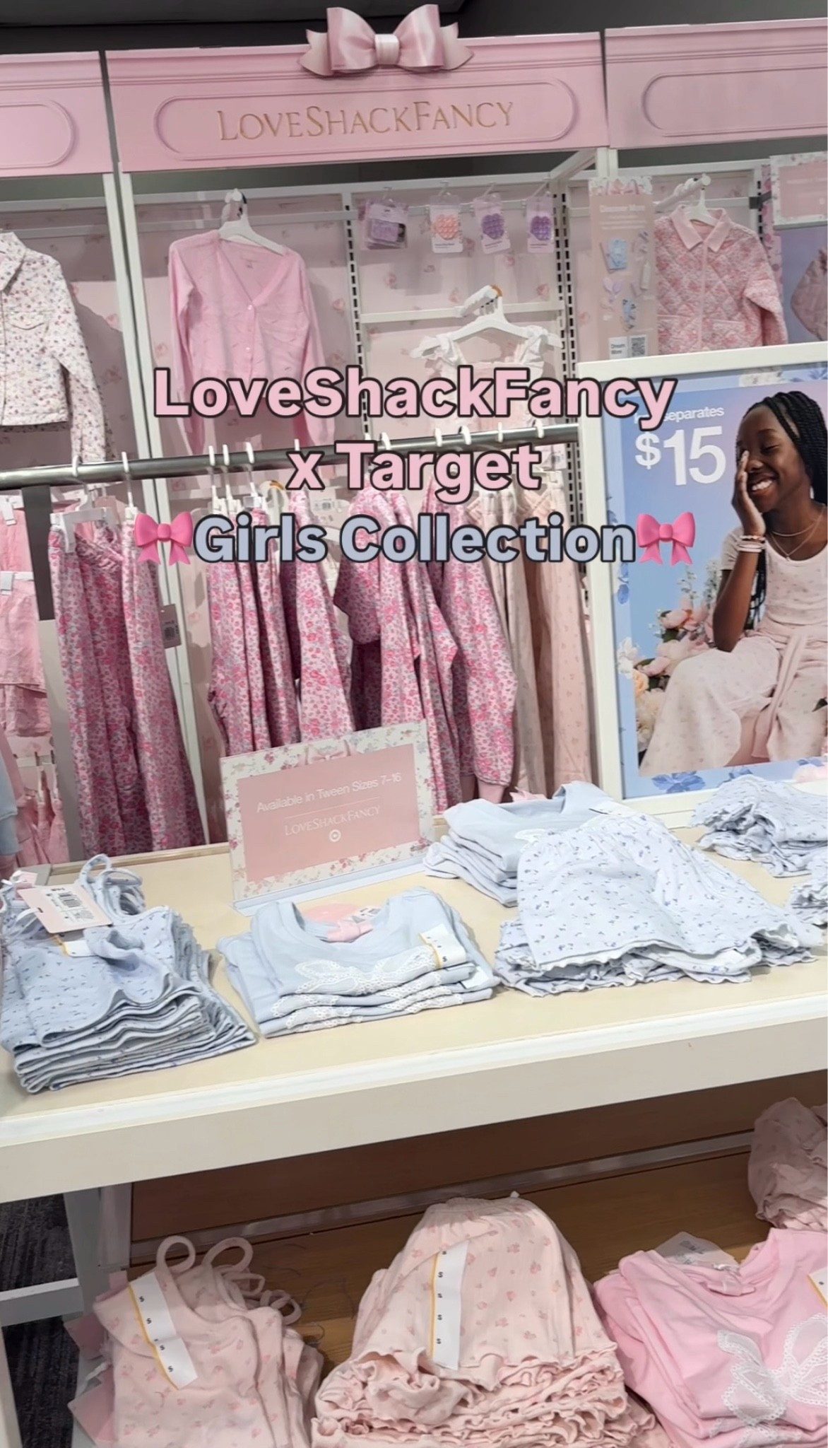 LoveShackFancy x Target girls collection is so cute!! Perfect for back to school🎀🩷✨
.
.
#target #backtoschool #loveshackfancy #targetfinds