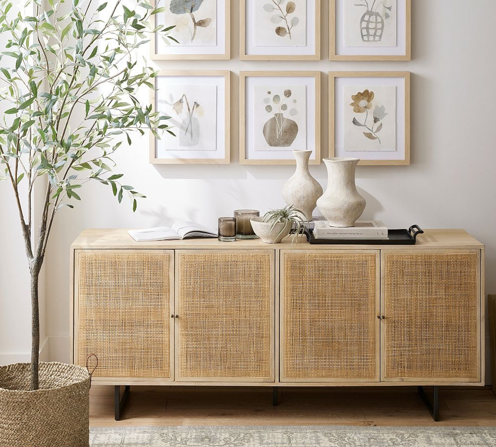 Dolores Cane Console Table | Pottery Barn (US)