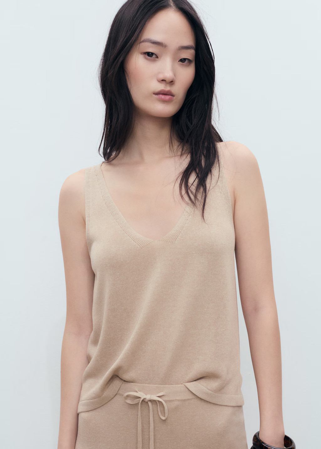 V-neck knit top - Women | MANGO USA | Mango (US/MX/AU)