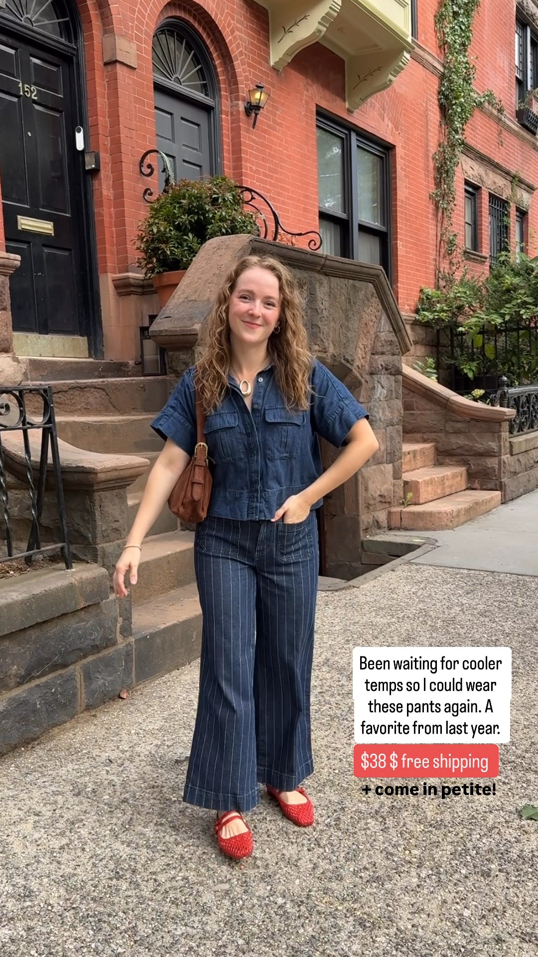 Start of fall in NYC outfit. Can’t get enough of these striped pants for fall. Work or casual wear approved. Wearing 0 petite (I’m usually 0-2) on sale & free shipping today

#LTKSaleAlert #LTKPetite