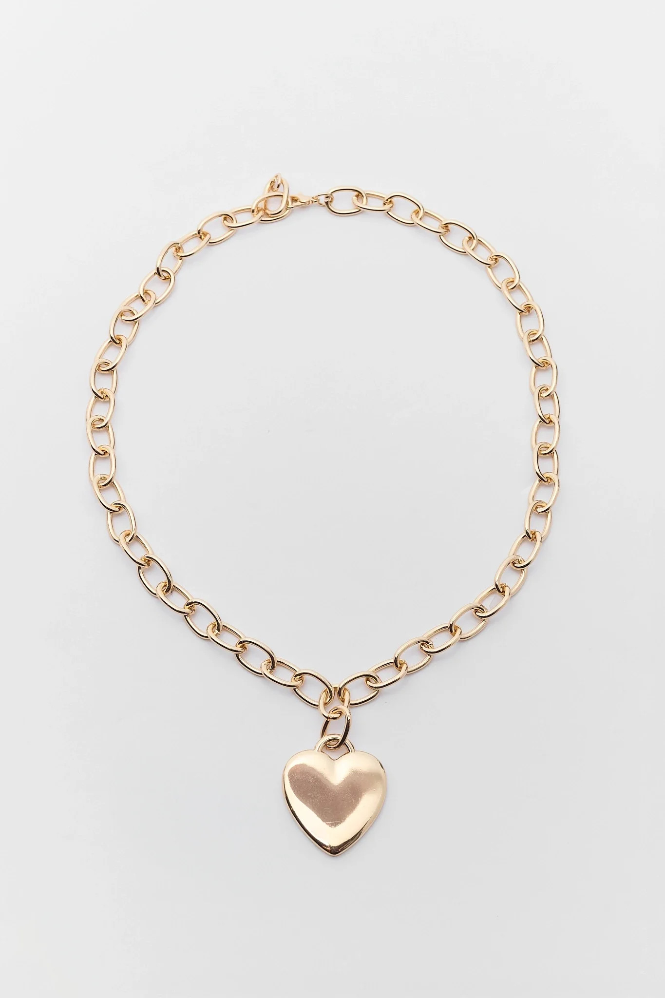 Gold Heart Chain Necklace | Avara