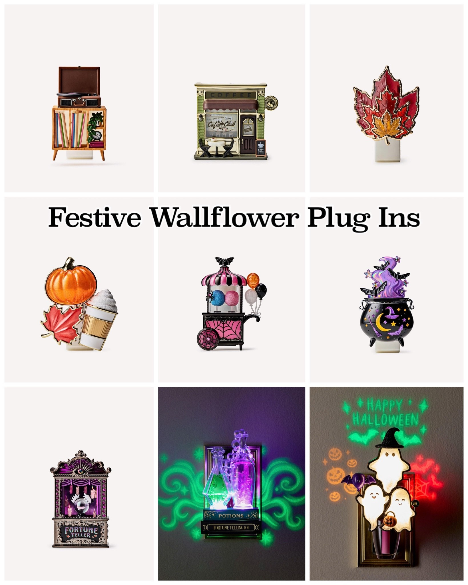 Festive seasonal wallflower plug ins 
Bath & Body Works 
Sale
Halloween 🎃 👻 
Fall
Autumn

#LTKSeasonal #LTKHome