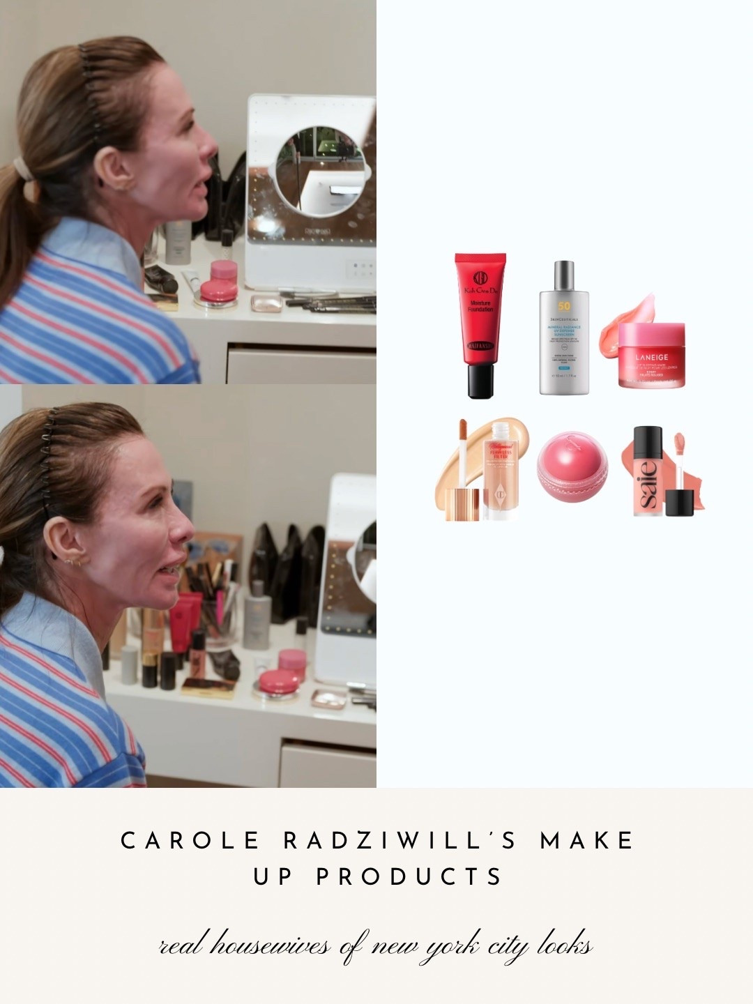 Carole Radziwill’s Makeup Products