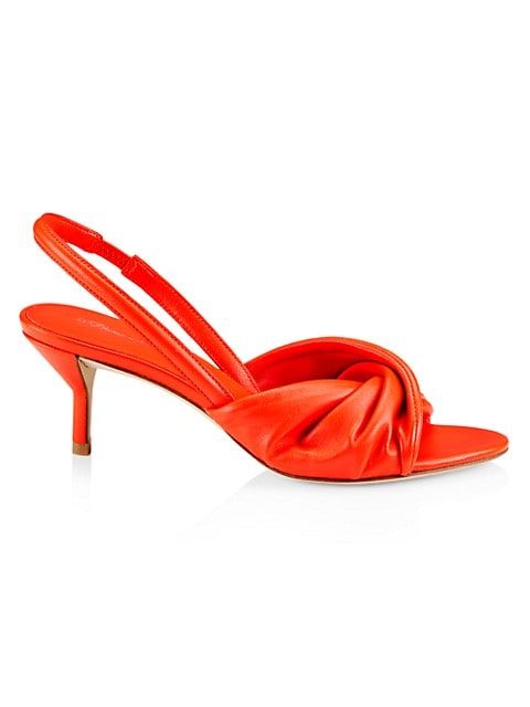 Brigitte Leather Slingback Heels | Saks Fifth Avenue