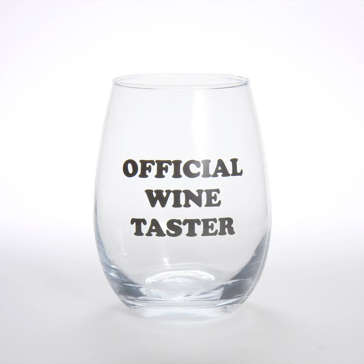 Garven 18.3oz Stemless Wine Glass Official Wine Taster | Target