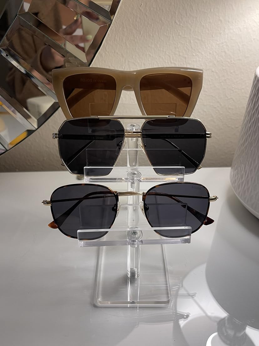 SOJOS Vintage Oversized Square Cat Eye Polarized Sunglasses for Women Trendy Fashion Cateye Style... | Amazon (US)
