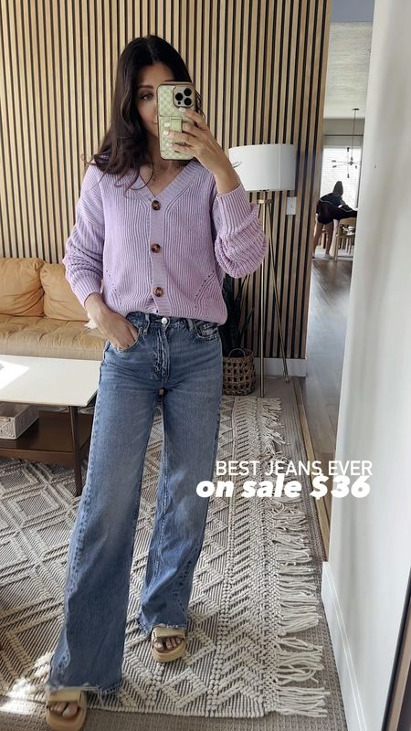 Love these jeans SM! Currently on sale for $36 today! I have the size 00 regular (size down a size if you’re in between sizes)! #jeans #denim #springlook #casualoutfit 

#LTKVideo #LTKSeasonal #LTKsalealert