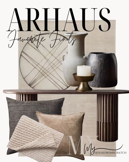 Arhaus home decor, pillows, console, rug, vase 

#LTKFind #LTKhome #LTKstyletip
