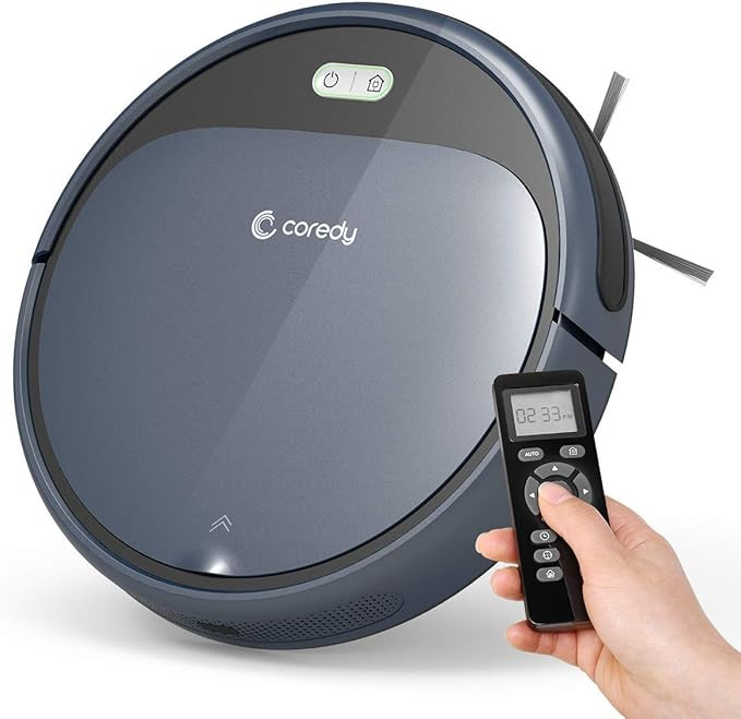 Coredy Robot Vacuum Cleaner, 1400Pa Super-Strong Suction, Ultra Slim, Automatic Self-Charging Rob... | Amazon (US)