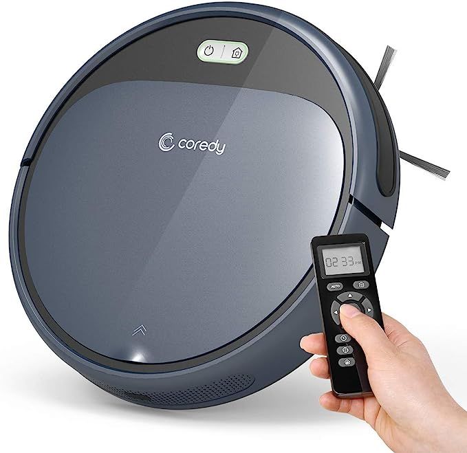 Coredy Robot Vacuum Cleaner, 1400Pa Super-Strong Suction, Ultra Slim, Automatic Self-Charging Rob... | Amazon (US)