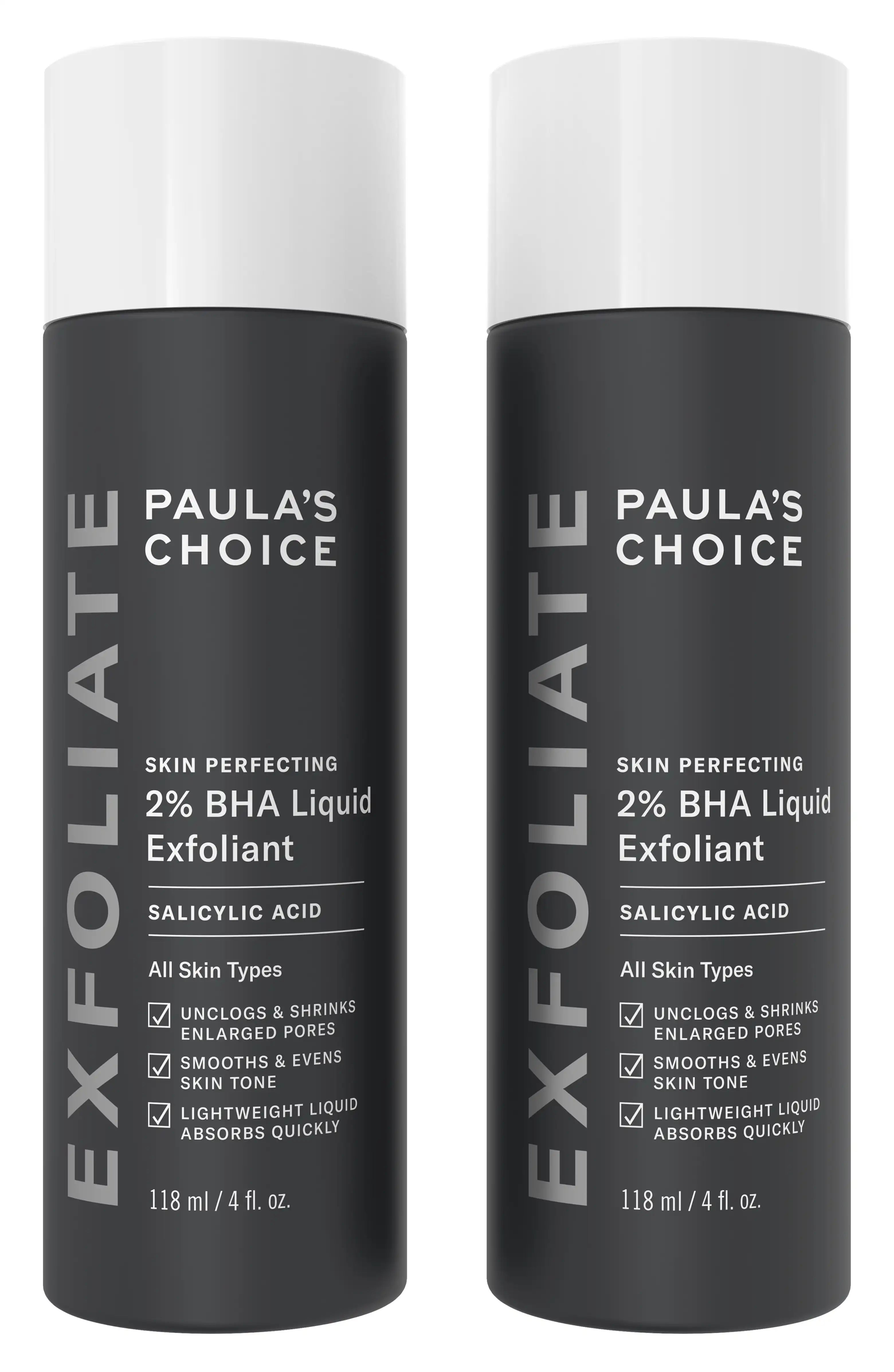 Skin Perfecting 2% BHA Liquid Exfoliant Full Size Duo | Nordstrom
