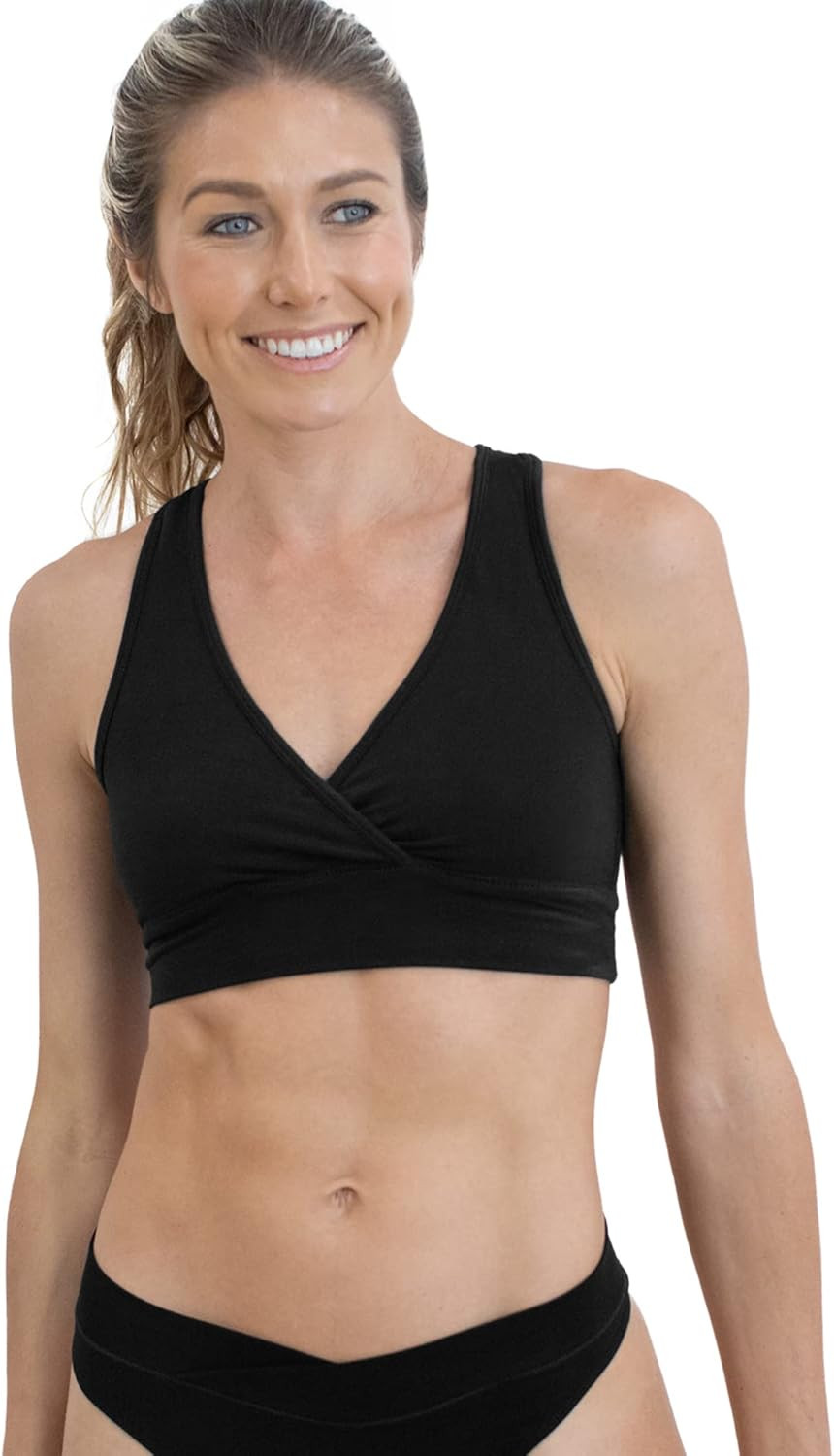 Kindred Bravely French Terry Racerback Nursing Sleep Bra for Maternity/Breastfeeding | Amazon (US)
