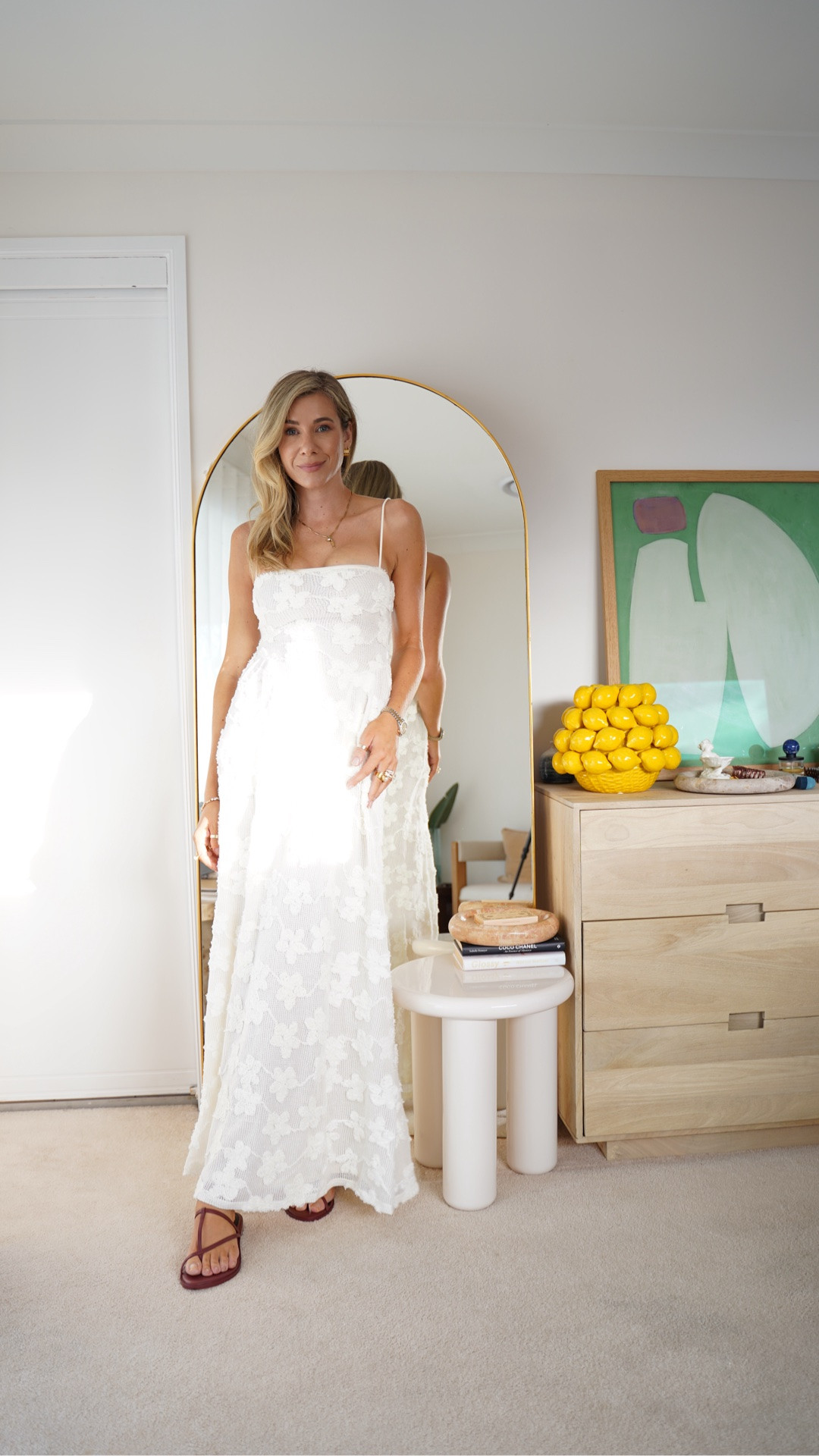 I’m in love with this perfect white summer dress from Sabo for my Euro holiday, and these A. Emery sandals that I bought at David Jones’ sale will match any outfit.

I’m wearing a size S in the dress and size 41 in the shoes.
So many great sale shoes at David jones 

#LTKootd #LTKTall

#LTKtravel #LTKpartywear #LTKstyletip