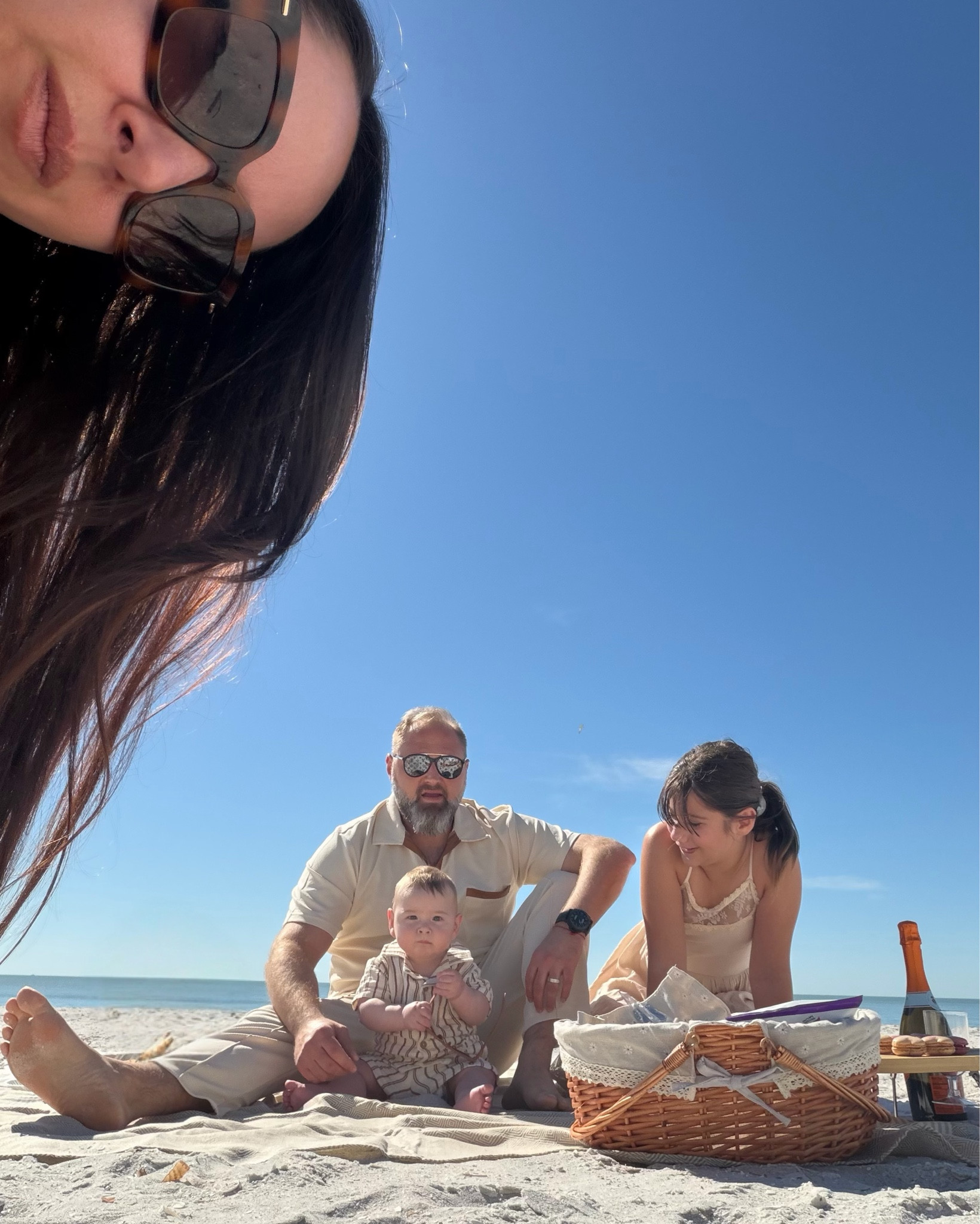 A chic day at the beach because we deserve it! Matching outfits for the entire family, picnic basket and so much fun! Core memories made!

#LTKmomlife #LTKstorytime #LTKdayinmylife