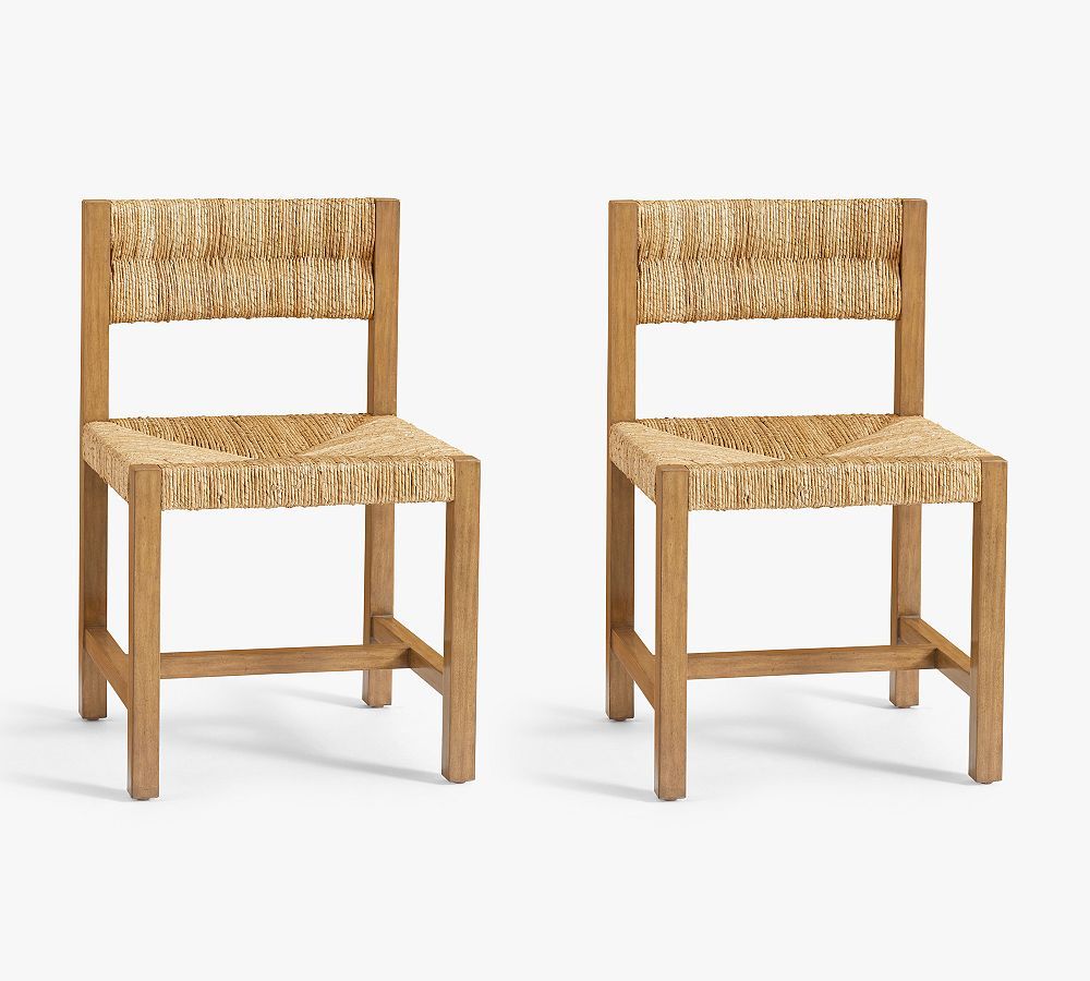 Malibu Woven Dining Chair | Pottery Barn (US)