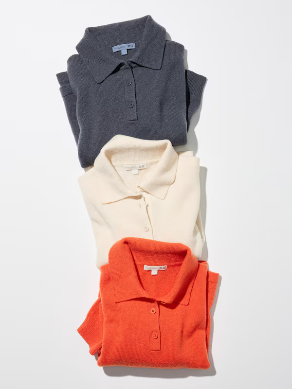 Lambswool Polo Jumper | UNIQLO (UK)