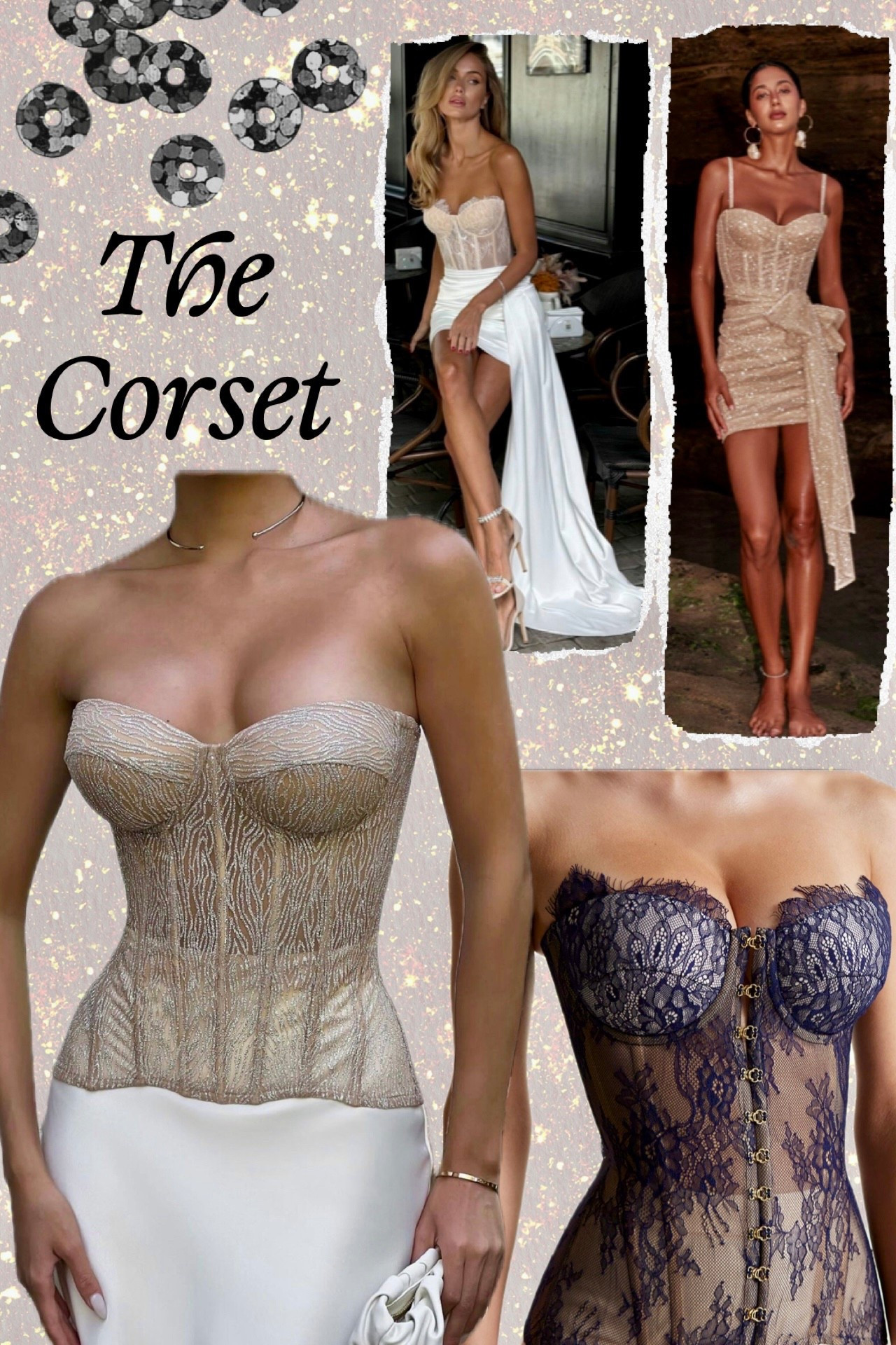 Corsets and Sparkle 

#LTKWedding #LTKOver40 #LTKHoliday