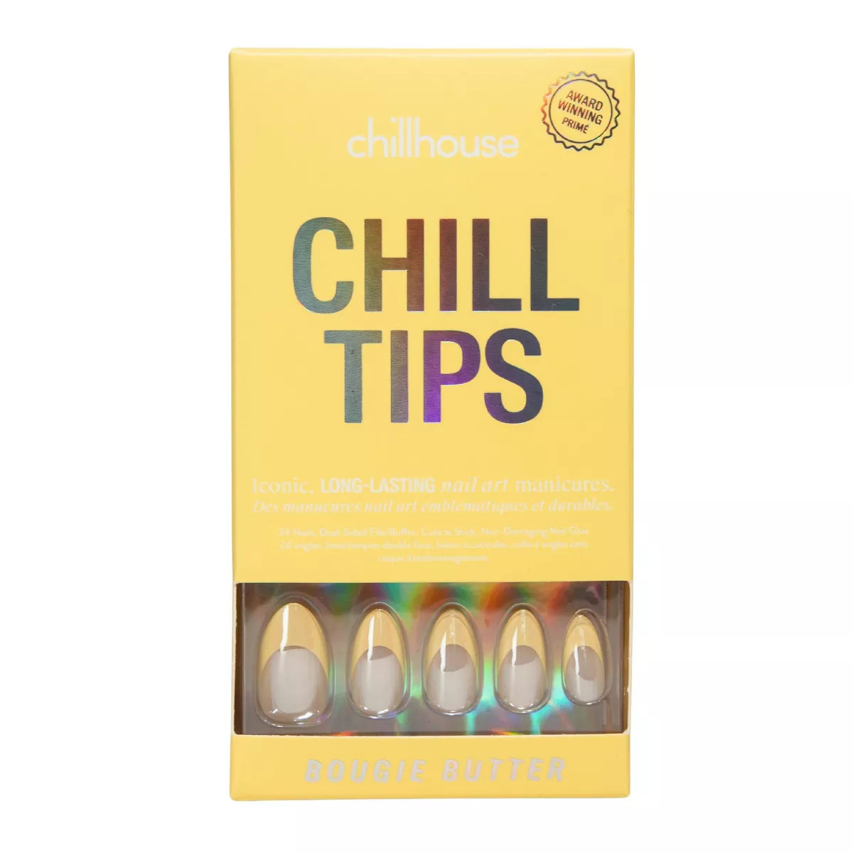 Chillhouse Chill Tips Fake Nails - Bougie Butter - 24ct | Target