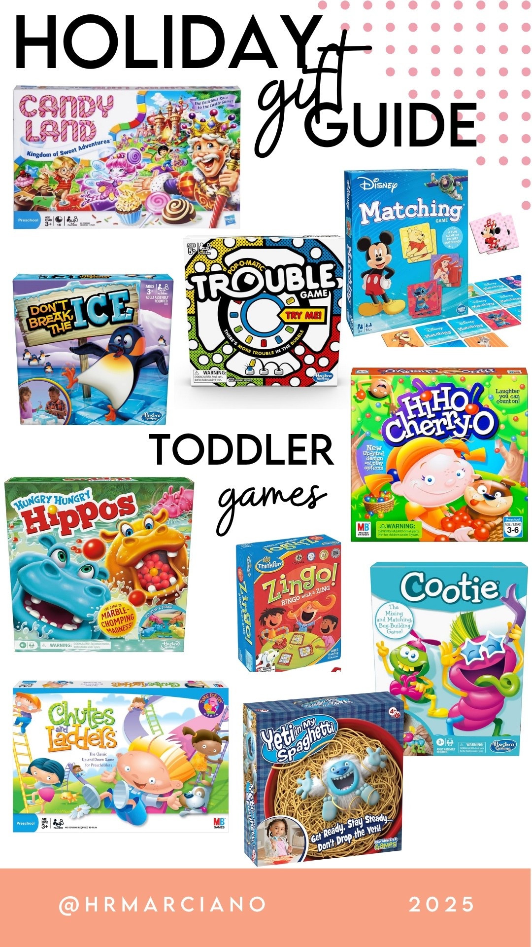 My favorite board games to play with my toddler (2-4 year olds) that would make great Christmas gifts 

#LTKGiftGuide #LTKKids #LTKHoliday